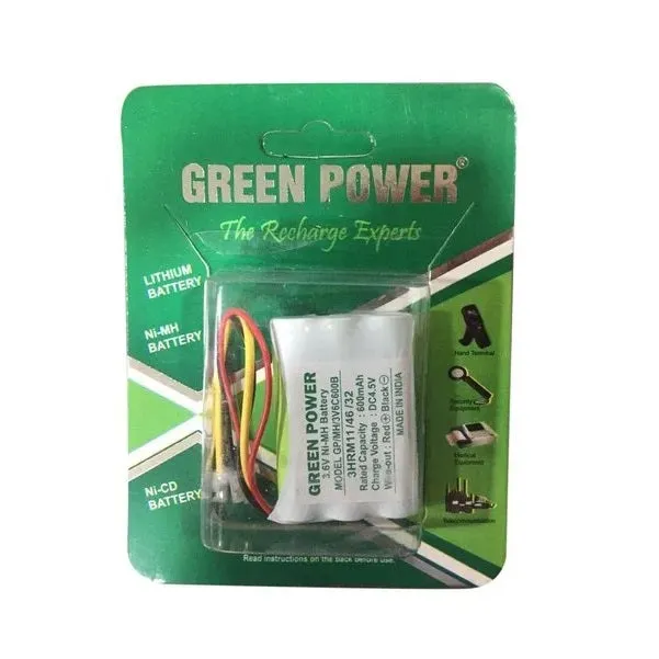 3.6v 600mAh 3xAAA Ni-MH Rechargeable Battery for Cordless Phone