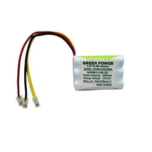 3.6v 600mAh 3xAAA Ni-MH Rechargeable Battery for Cordless Phone