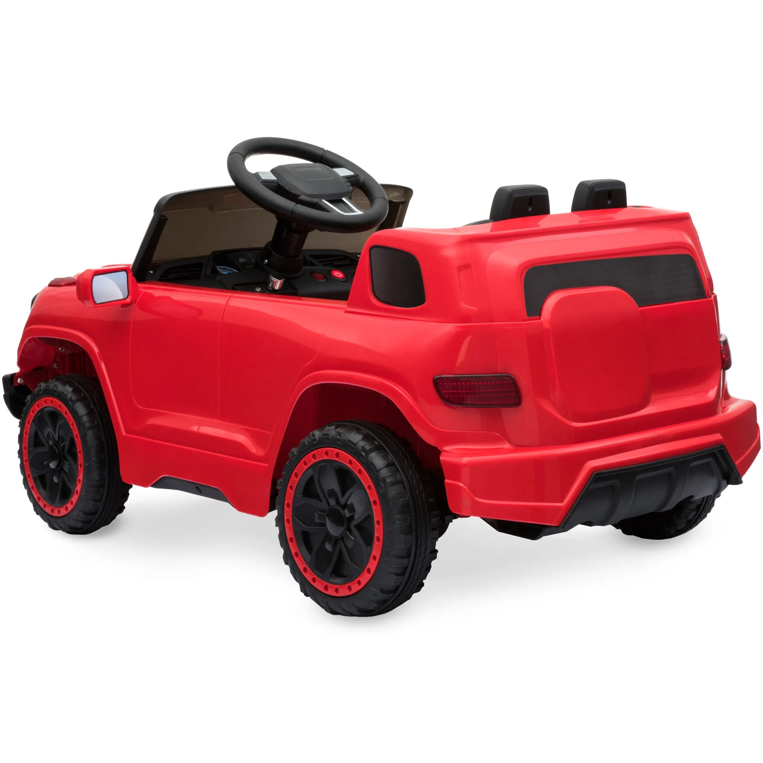 6V Kids Ride-On Car Truck Toy w/ RC Parent Control, 3 Speeds, Lights, Horn