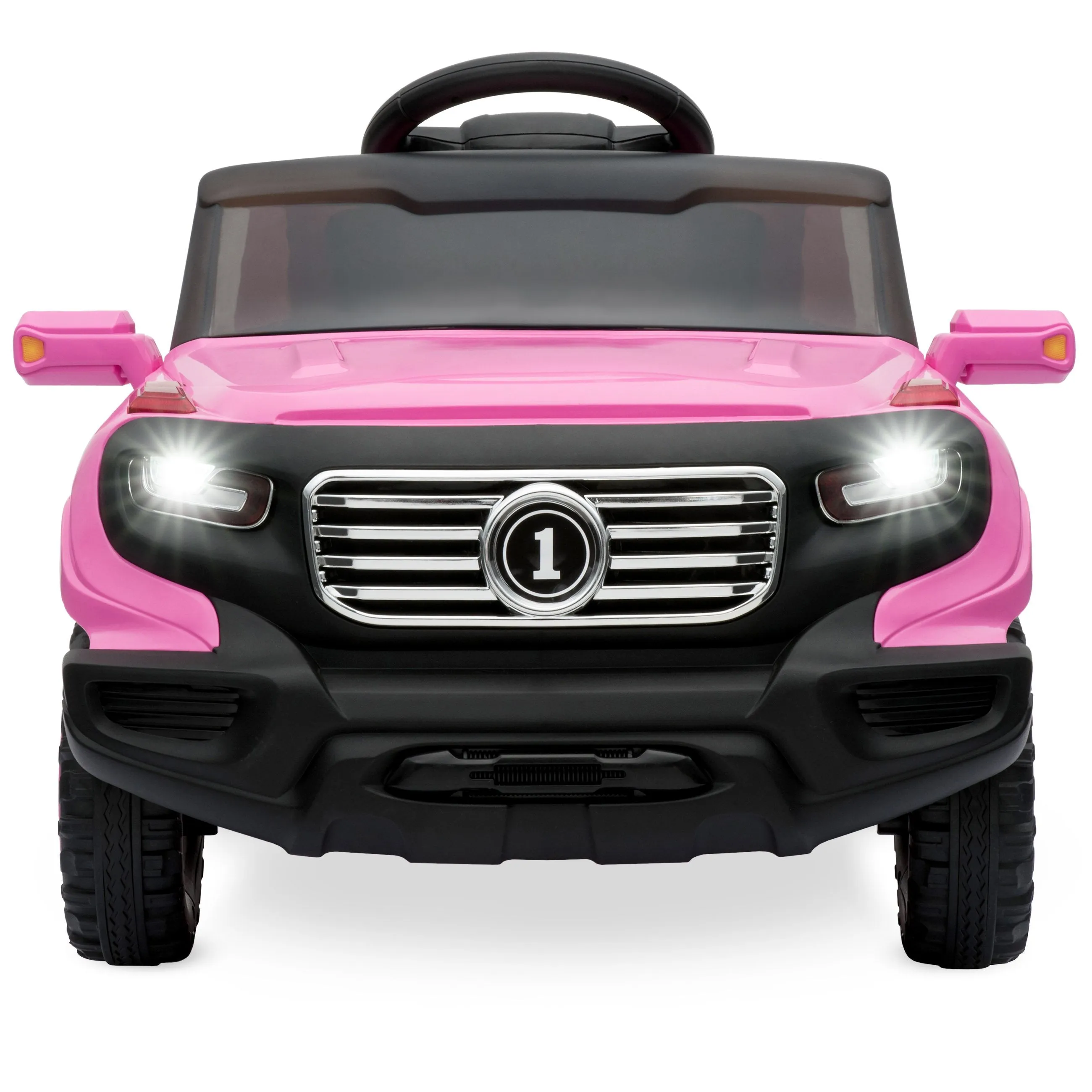 6V Kids Ride-On Car Truck Toy w/ RC Parent Control, 3 Speeds, Lights, Horn