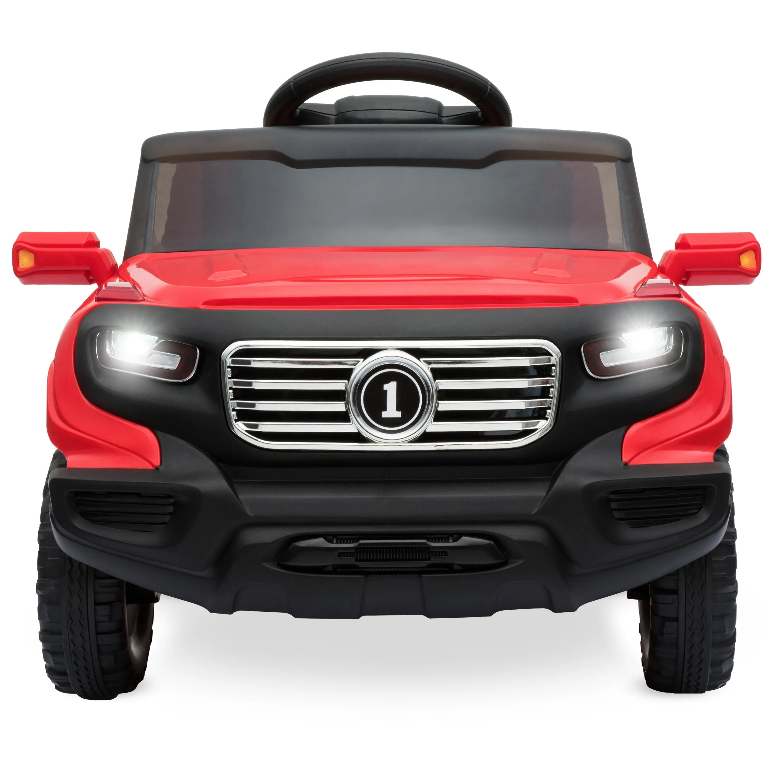 6V Kids Ride-On Car Truck Toy w/ RC Parent Control, 3 Speeds, Lights, Horn