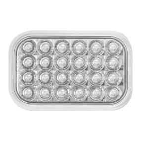 77184 Rectangular Pearl LED Light (WHITE/CLEAR) #77184