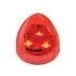 77692 2.5" SPYDER RED BEEHIVE 3 LED LIGHT, RED LENS