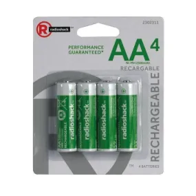 AA Rechargeable Batteries (4-Pack)