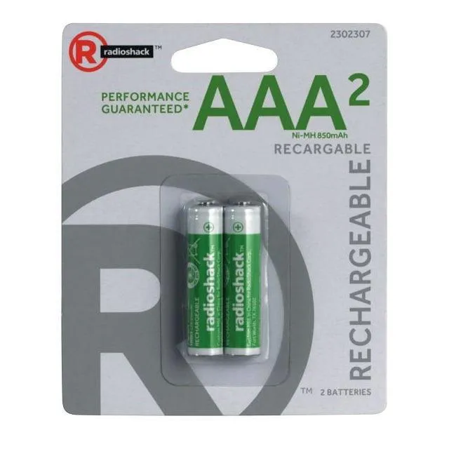 AAA Rechargeable Batteries (2-Pack)