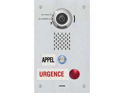 Aiphone IX-DVF-2RA-FR SIP Compatible IP Video Emergency Station