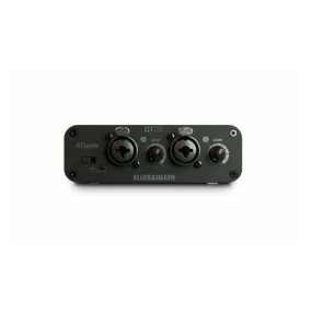 Allen & Heath DT-02-X 2-In Dante Input Expander dLive 96Khz Mic/Line Inputs/Poe or DC - 48Khz/96Khz - No Power Supply