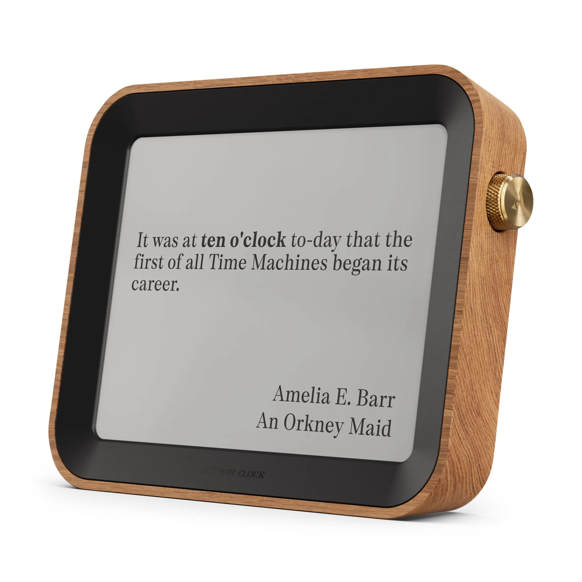 Premium Oversized Author Clock - Elegant Design for Writers and Creatives