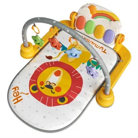 Baby piano gym mat, bluetooth baby fitness activity music light playmat developmental toy for newborn baby 0 Month 