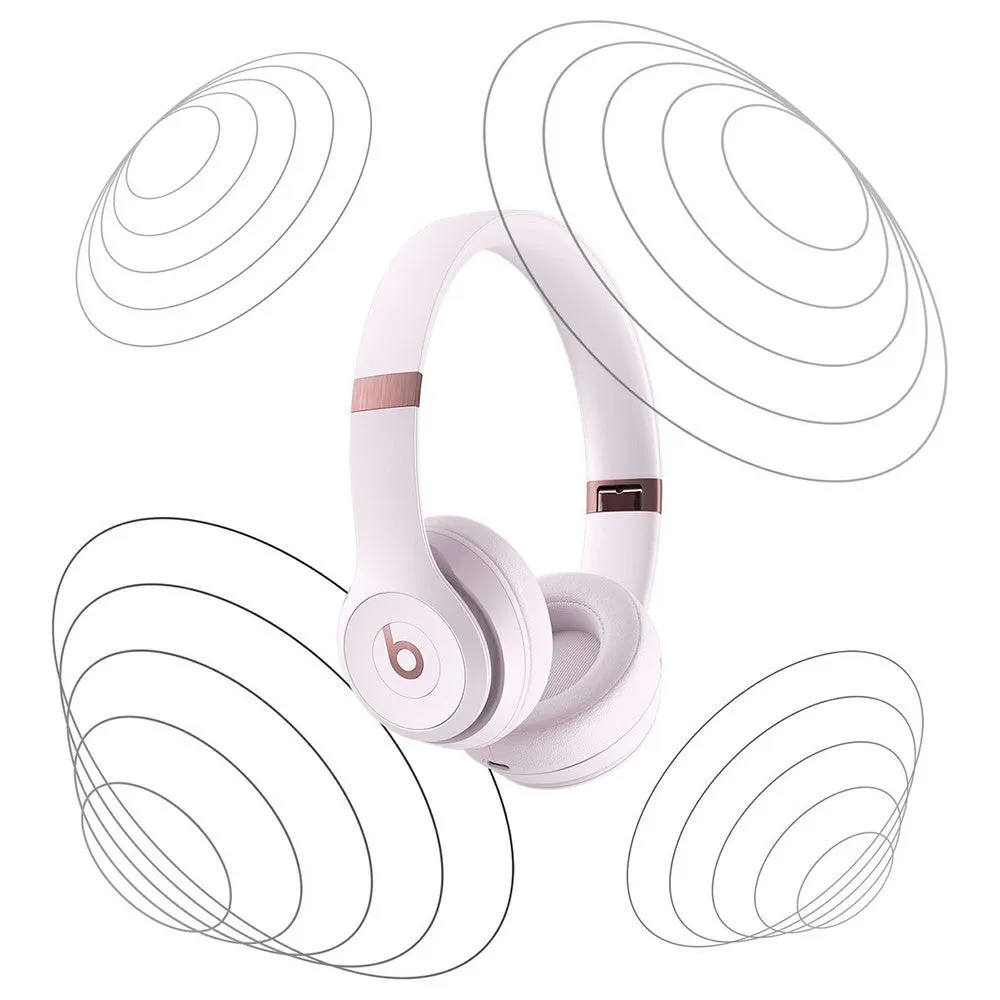 Beats Solo 4 Bluetooth Wireless On-Ear Headphones - Cloud Pink | MUW33ZM/A