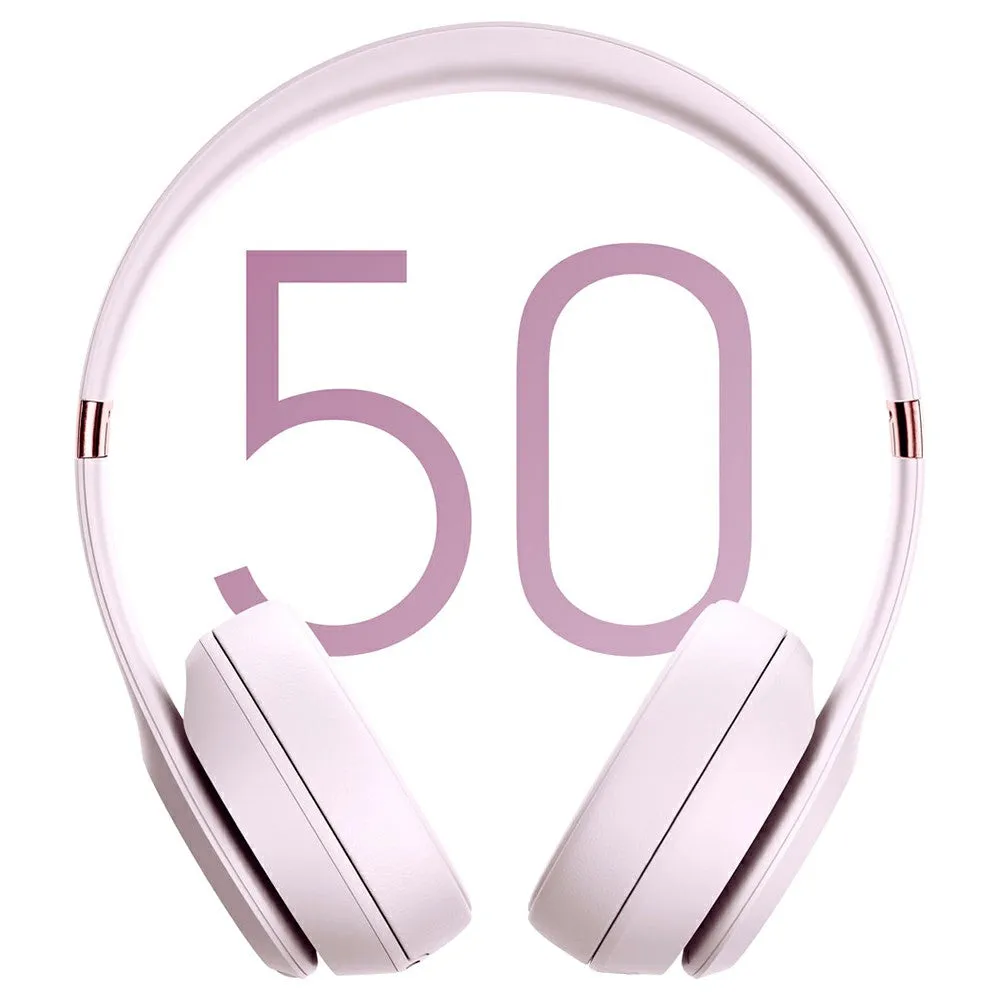 Beats Solo 4 Bluetooth Wireless On-Ear Headphones - Cloud Pink | MUW33ZM/A