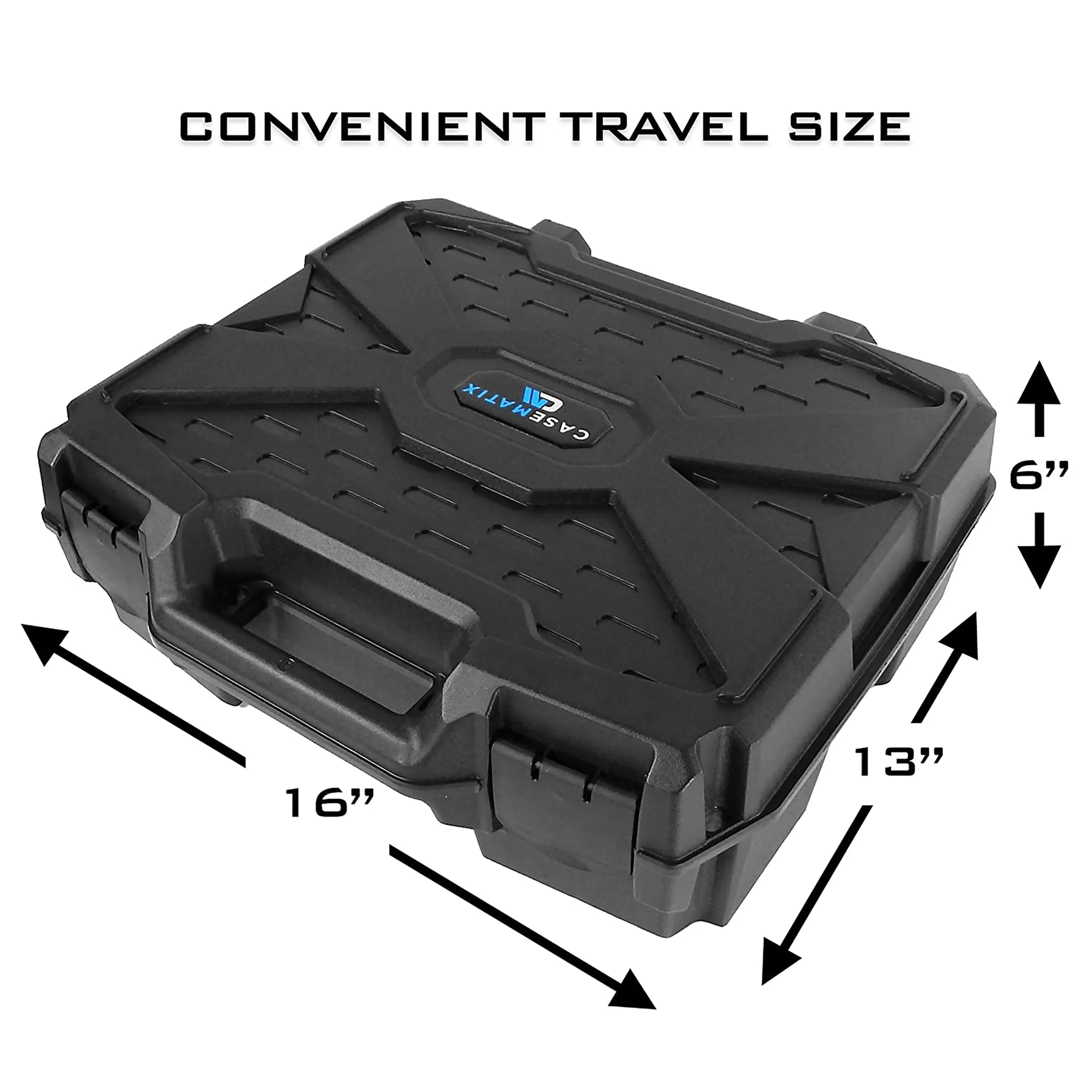 CASEMATIX Hard Case Compatible With Rode Rodecaster Pro 2 Podcast Mixer , Podcaster Wireless Microphones and Adapters - Impact Resistant Exterior