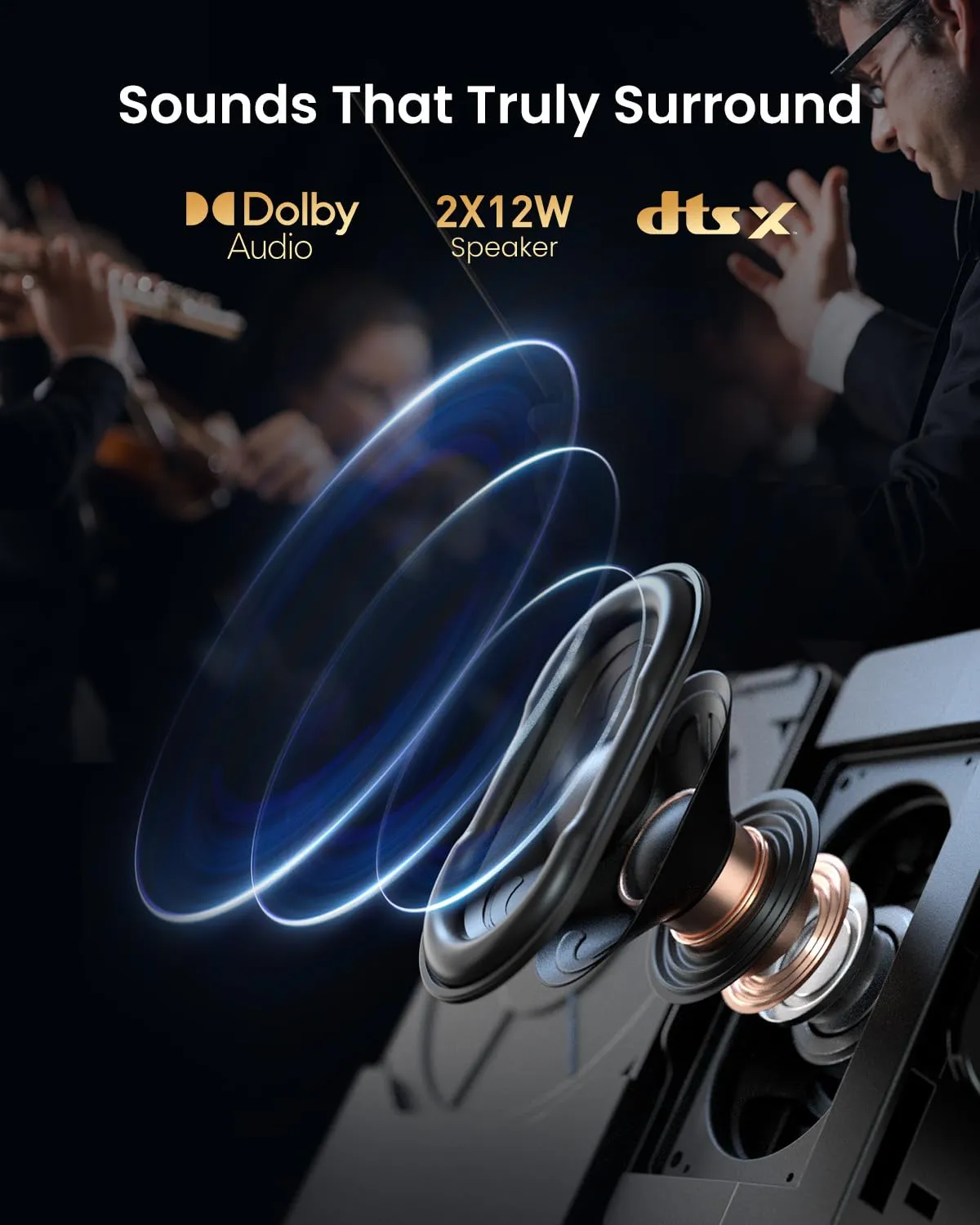 Dangbei DBOX02 4K Projector with Gimbal Stand