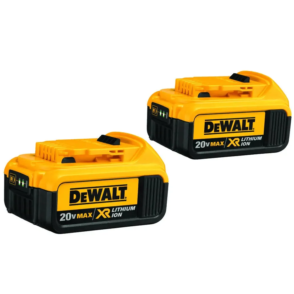 DeWalt 20V MAX* XR‚® Lithium Ion 4.0Ah Battery - 2/Pack