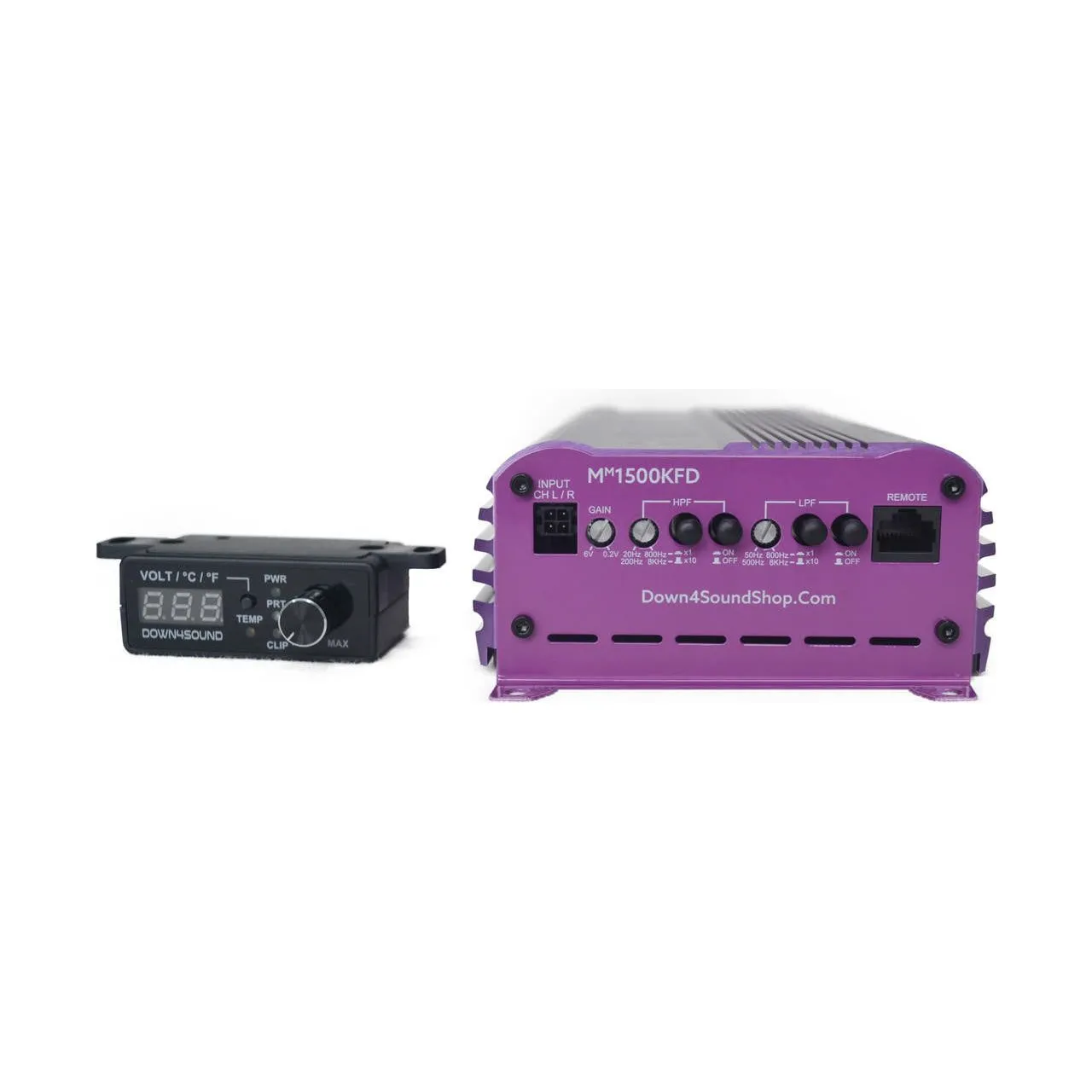 Down4Sound MM1500FKD MINI MAXX PURPLE 1500W RMS Mini Full Bridge Amplifier