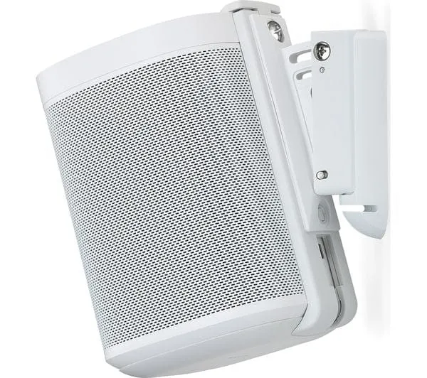 Flexson FLXS1WM2011 Sonos One Wall Mount Tilt Speaker Bracket Twin Pack - White