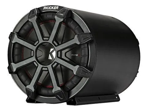 Kicker 45CWTB82 TB 8" 600w Loaded Subwoofer/Sub Enclosure Tube w/ Grille CompR