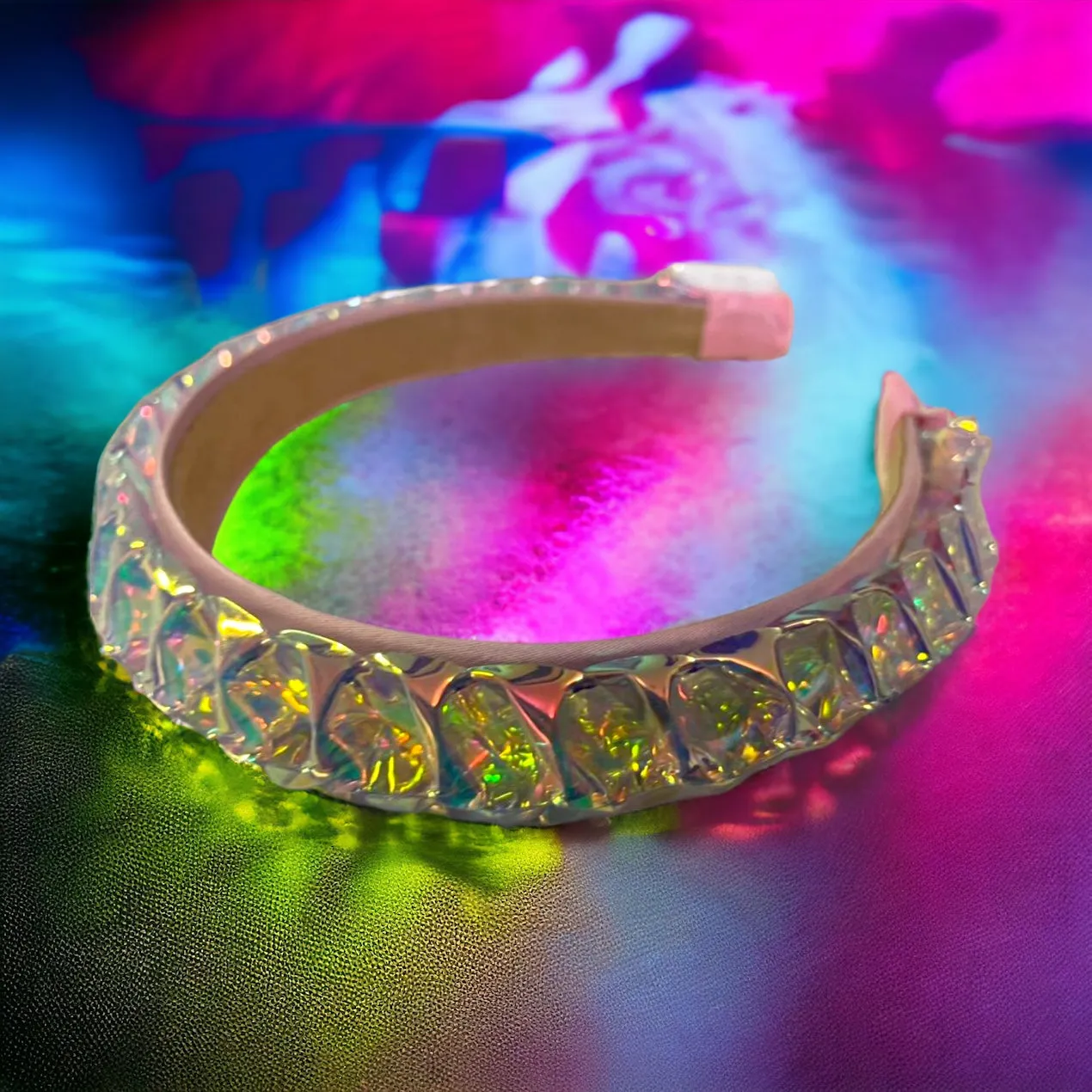 LED Headband - Light Up Headpiece, St. Patrick’s Day, Mardi Gras, Holiday Headpiece, Light Up Headband