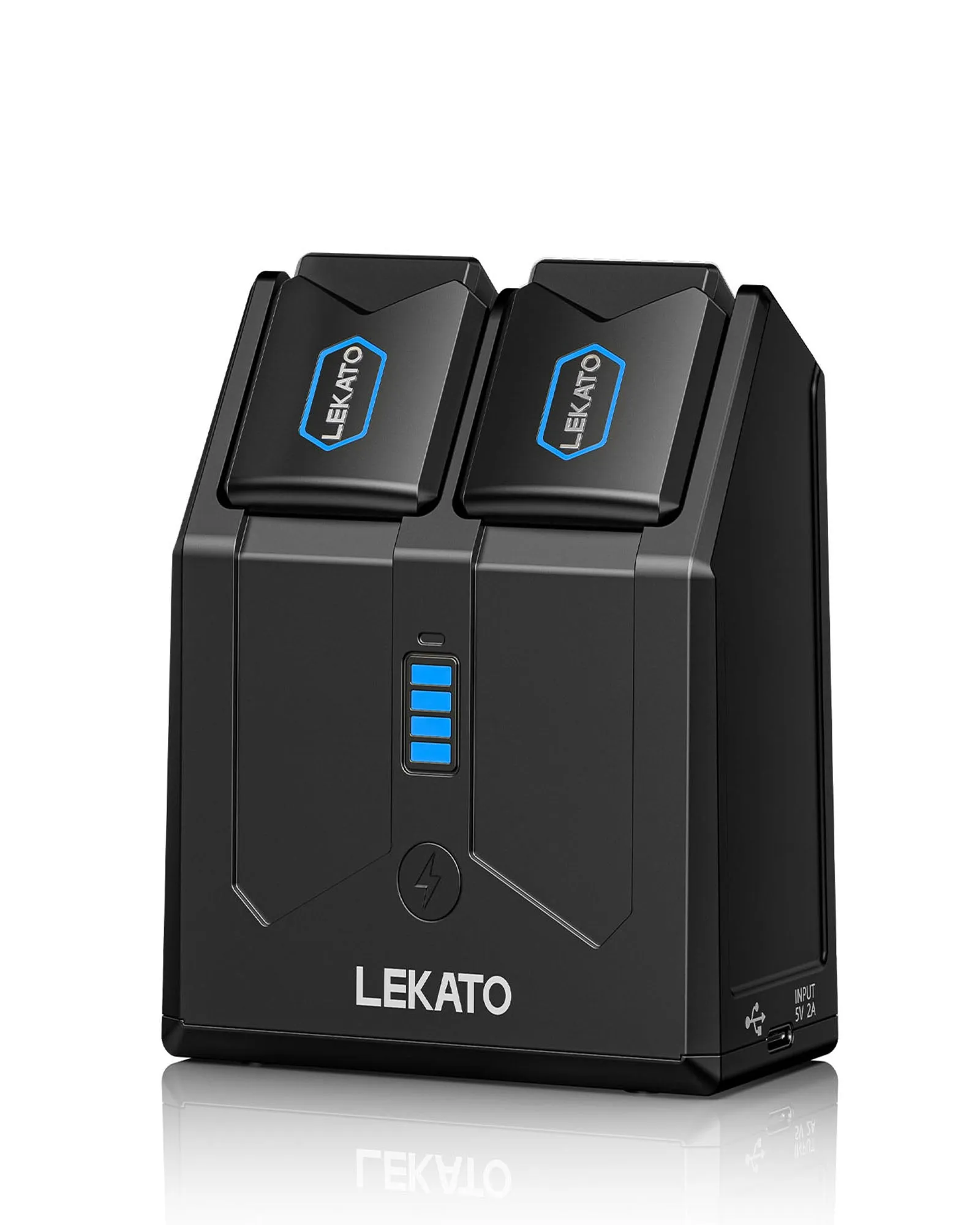 LEKATO JW-06 5.8GHz Premium Wireless Guitar System with Charging Case