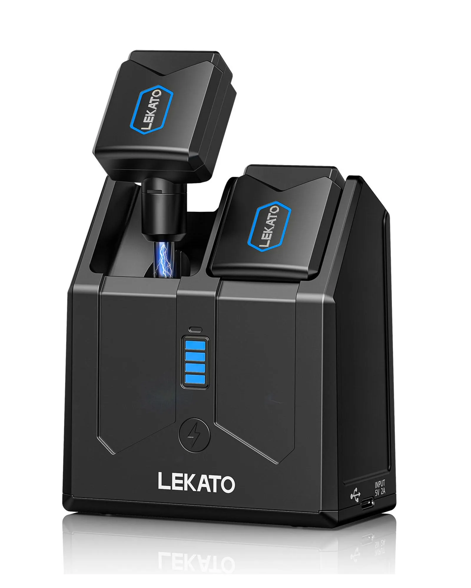 LEKATO JW-06 5.8GHz Premium Wireless Guitar System with Charging Case