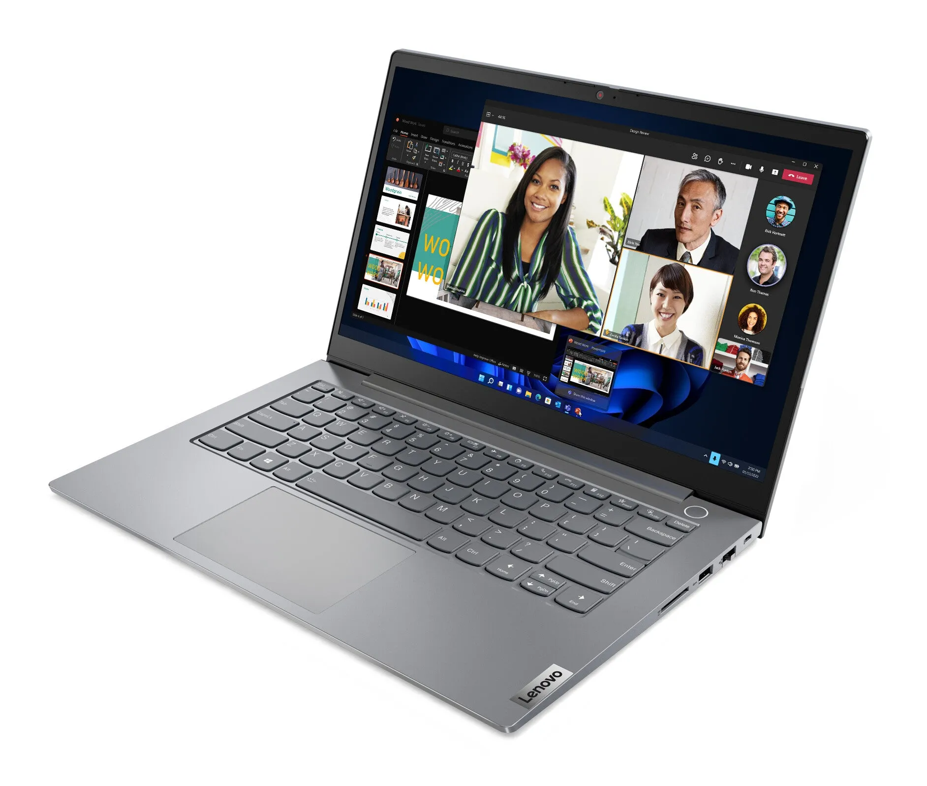 Lenovo ThinkBook 14 AMD Ryzen™ 5 5625U Laptop 35.6 cm (14") Full HD 8 GB DDR4-SDRAM 256 GB SSD Wi-Fi 6 (802.11ax) Windows 11 Pro Grey