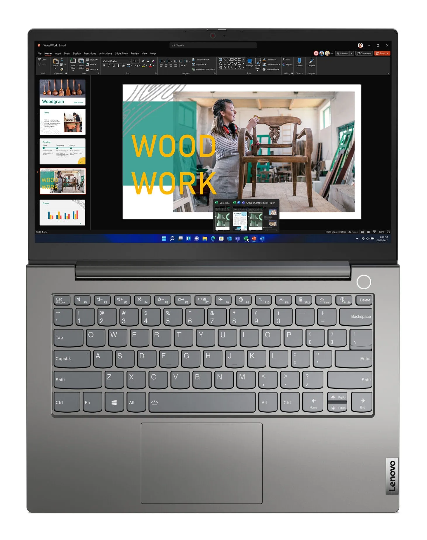 Lenovo ThinkBook 14 AMD Ryzen™ 5 5625U Laptop 35.6 cm (14") Full HD 8 GB DDR4-SDRAM 256 GB SSD Wi-Fi 6 (802.11ax) Windows 11 Pro Grey