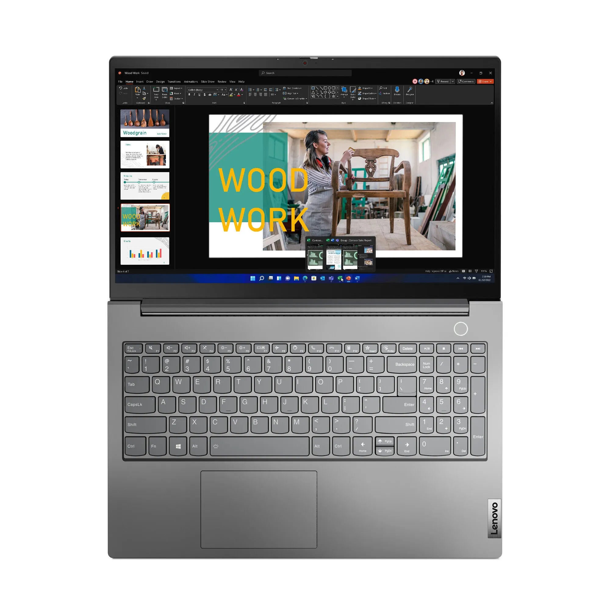 Lenovo ThinkBook 15 G4 ABA AMD Ryzen™ 5 5625U Laptop 39.6 cm (15.6") Full HD 8 GB DDR4-SDRAM 256 GB SSD Wi-Fi 6 (802.11ax) Windows 11 Pro Grey