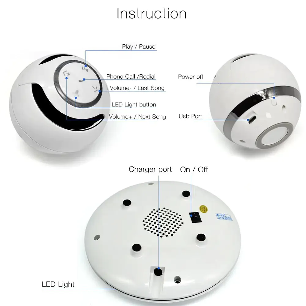 Levitation Bluetooth Speaker Orb