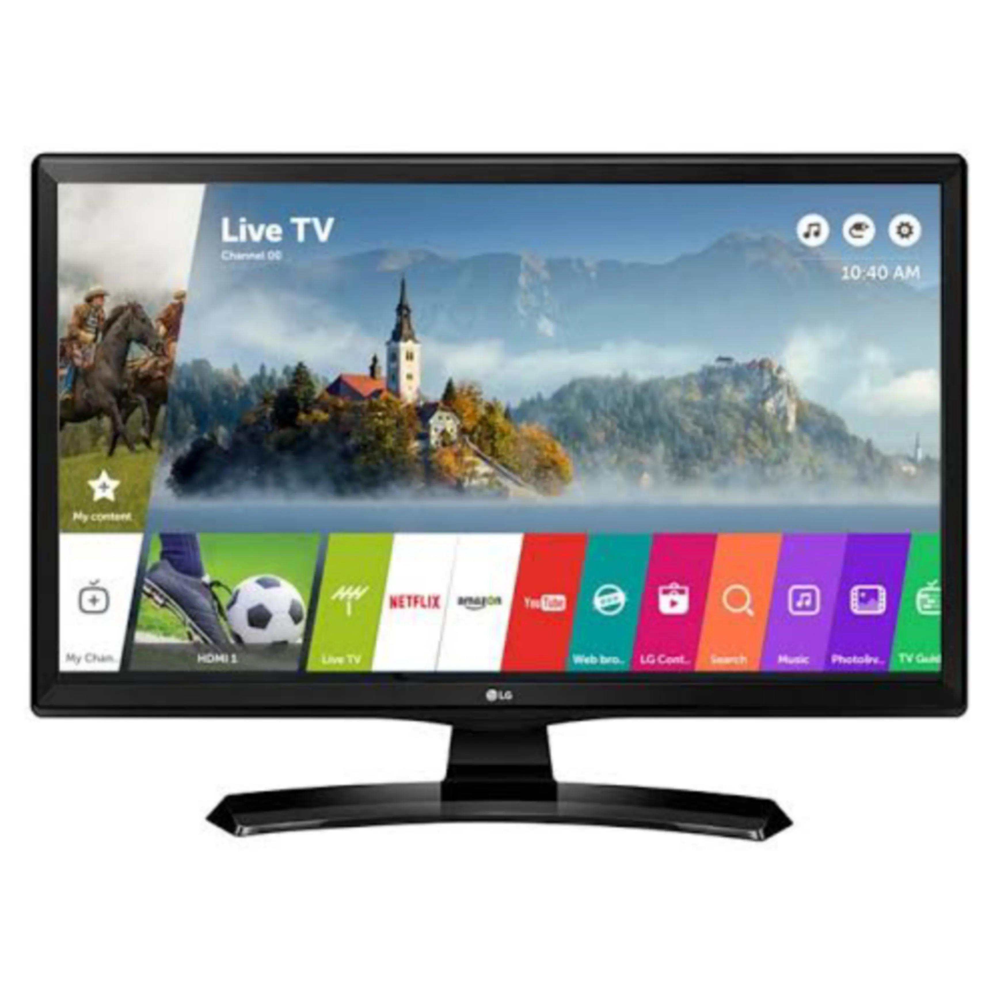 LG 24 Inch 24MT49S webOS Smart Satellite HD Ready LED TV (Built-in WiFi, ScreenShare) - Foreign Used