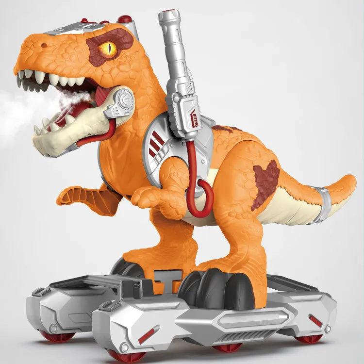 Multifunctional Dinosaur Toy with Ride-On and Scooter, Music, and Light Effects T-Rex Tyrannosaurus Rex