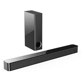 Norcent KB2020 Black Mamba Series 25" 120W Bluetooth Sound Bar with Sub-Woofer