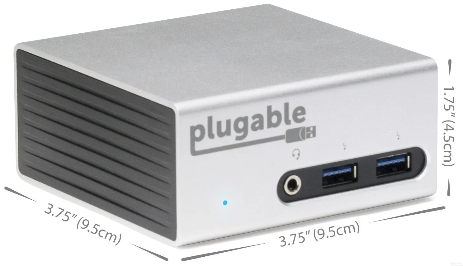 Plugable UD-5900 USB 3.0 4K Aluminum Mini Docking Station with Dual Video Outputs