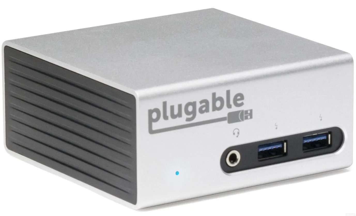 Plugable UD-5900 USB 3.0 4K Aluminum Mini Docking Station with Dual Video Outputs