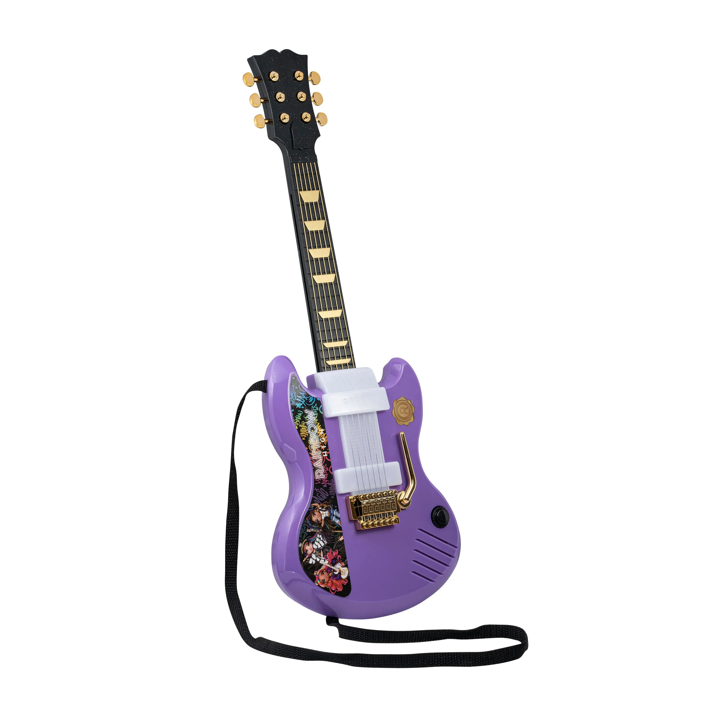 Rainbow High Toy Guitar with Built-in Music