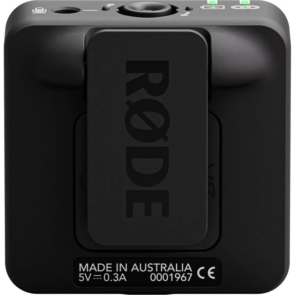 Rode Wireless ME Dual Compact Wireless Microphone System with Two Transmitters for Dual-channel Recording (Black)