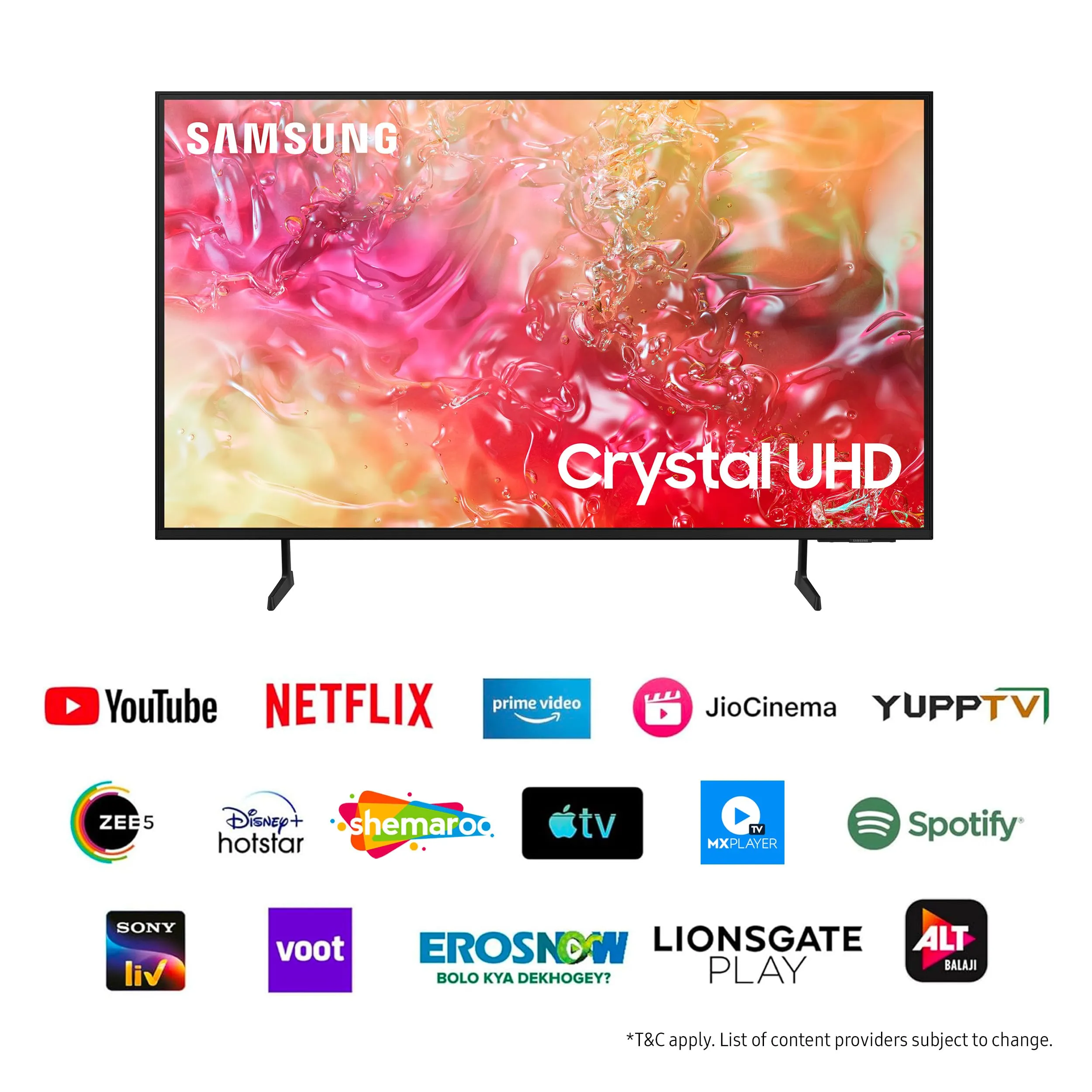 Samsung 163 cm (65 inches) 4K Ultra HD Smart LED TV UA65DU7660KLXL (Black)