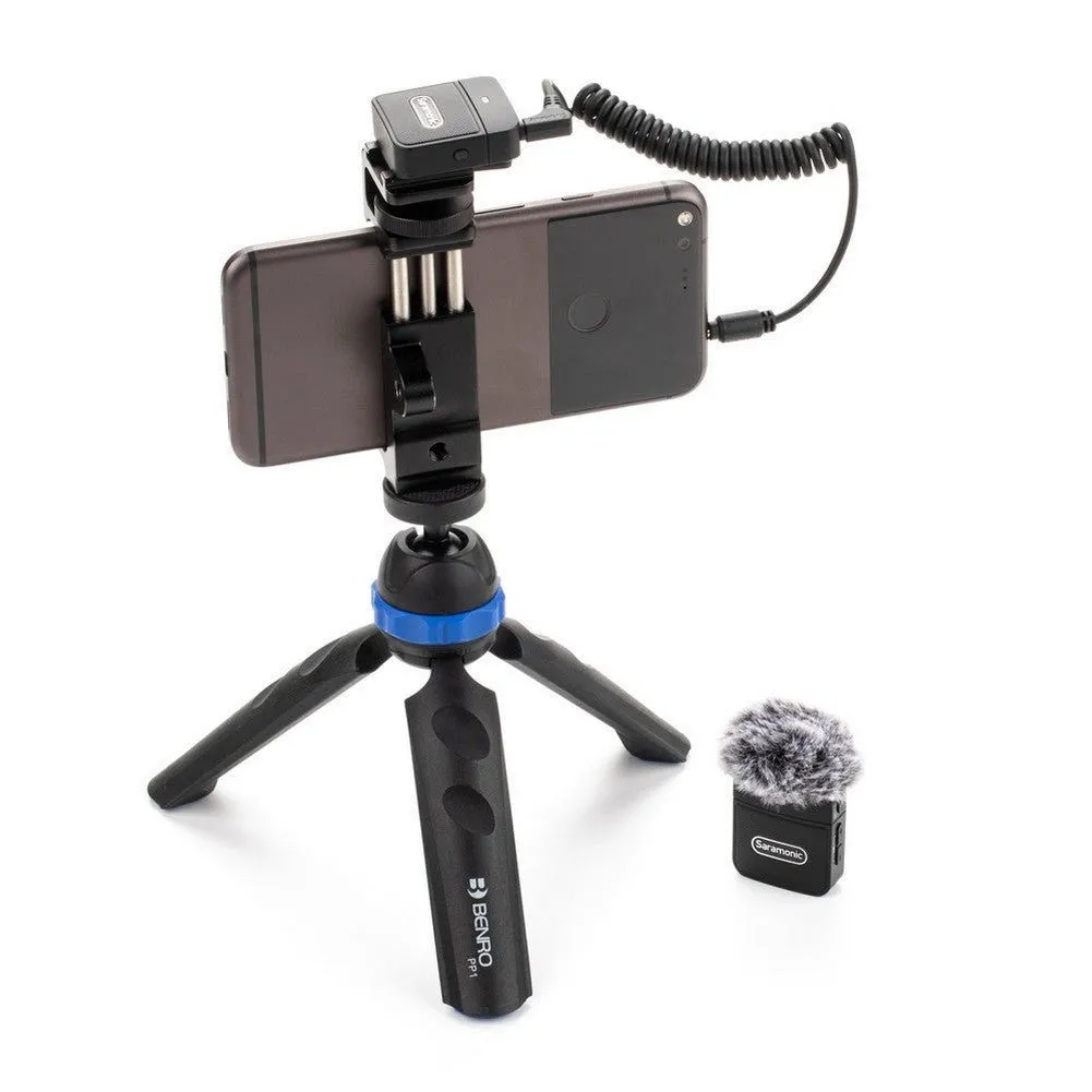 Saramonic Blink 100 B2 Ultra-Portable 2-Person Clip-On Wireless Microphone System for Cameras & Mobile Devices