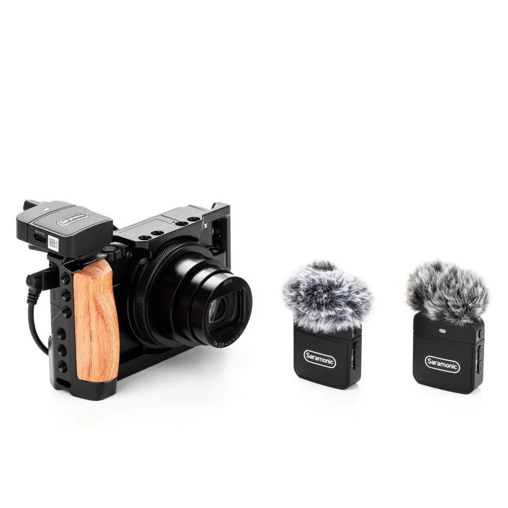 Saramonic Blink 100 B2 Ultra-Portable 2-Person Clip-On Wireless Microphone System for Cameras & Mobile Devices