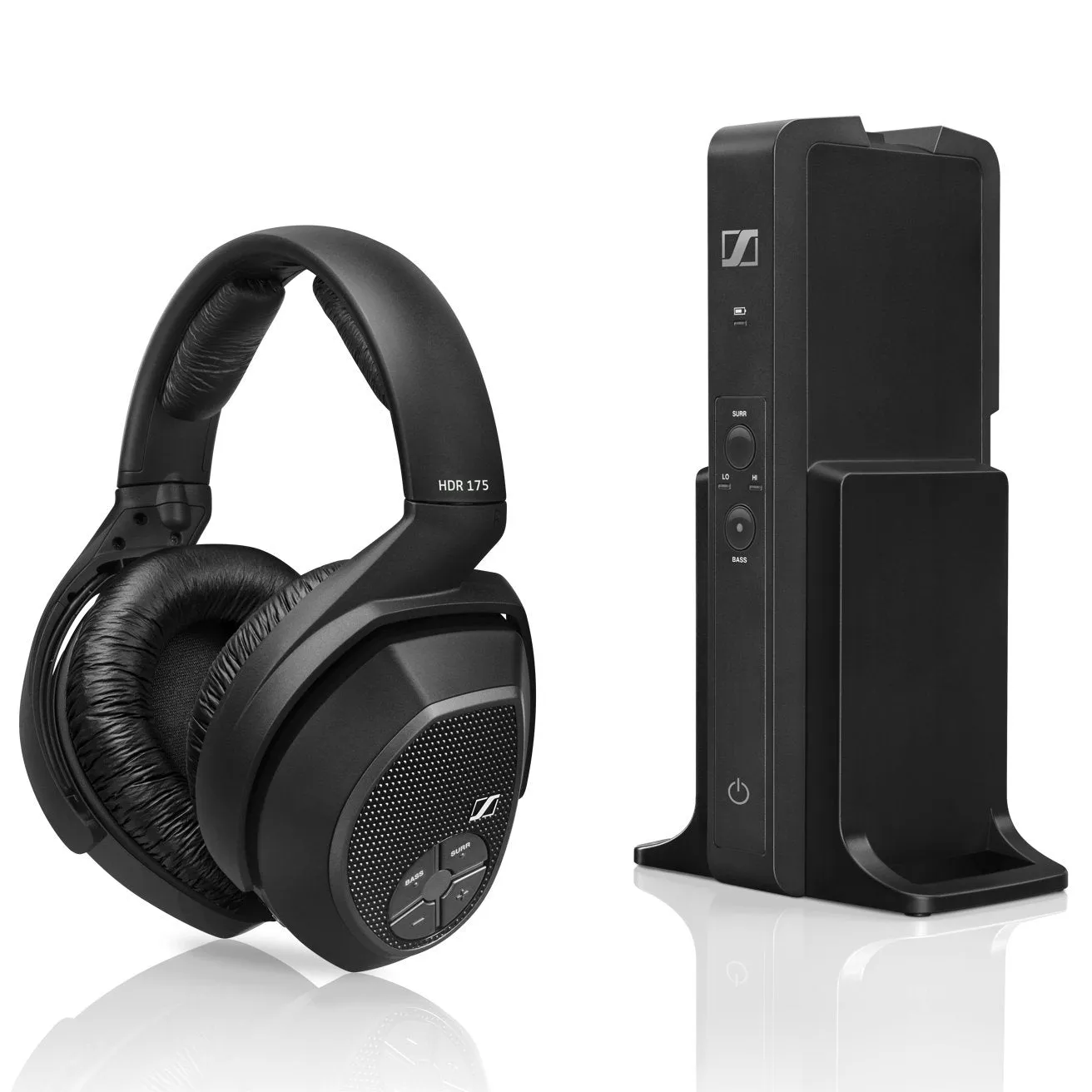 Sennheiser RS 175 Wireless Headphone with Base Transmitter/ Charger (Open Box)