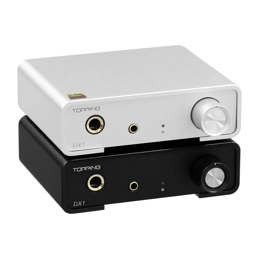 TOPPING DX1 Headphone Amp AK4493S Hi-Res DAC Support DSD256 PCM384 Decoder Amplifier