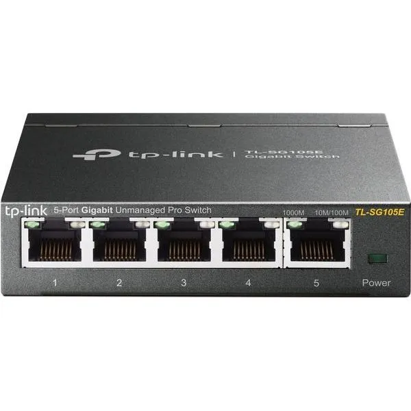 TP Link 1000Mbps 5 Port Network Switch - Grey | TL-SG105E