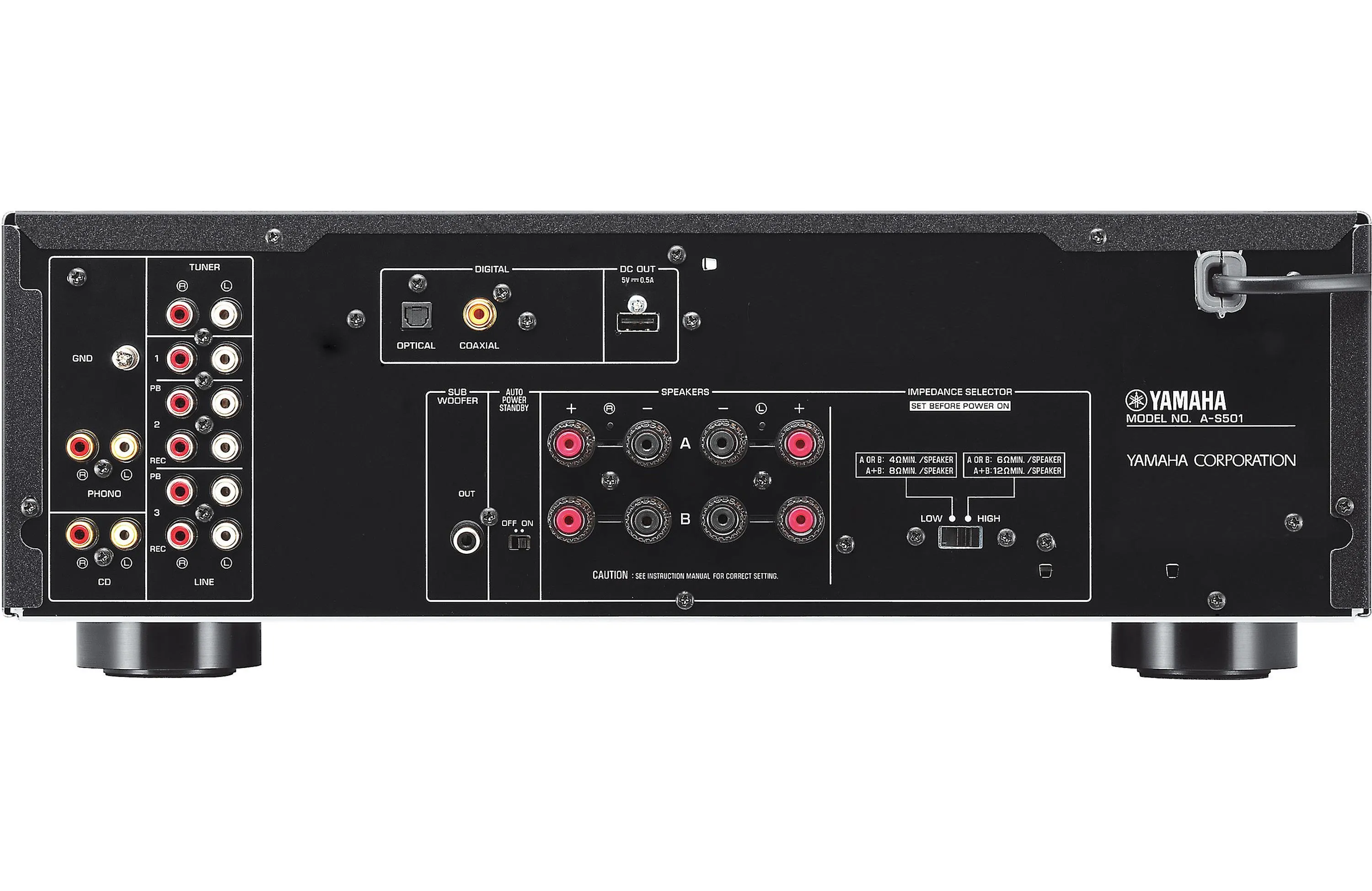 Yamaha A-S501 Integrated Amplifier (85 Watts)